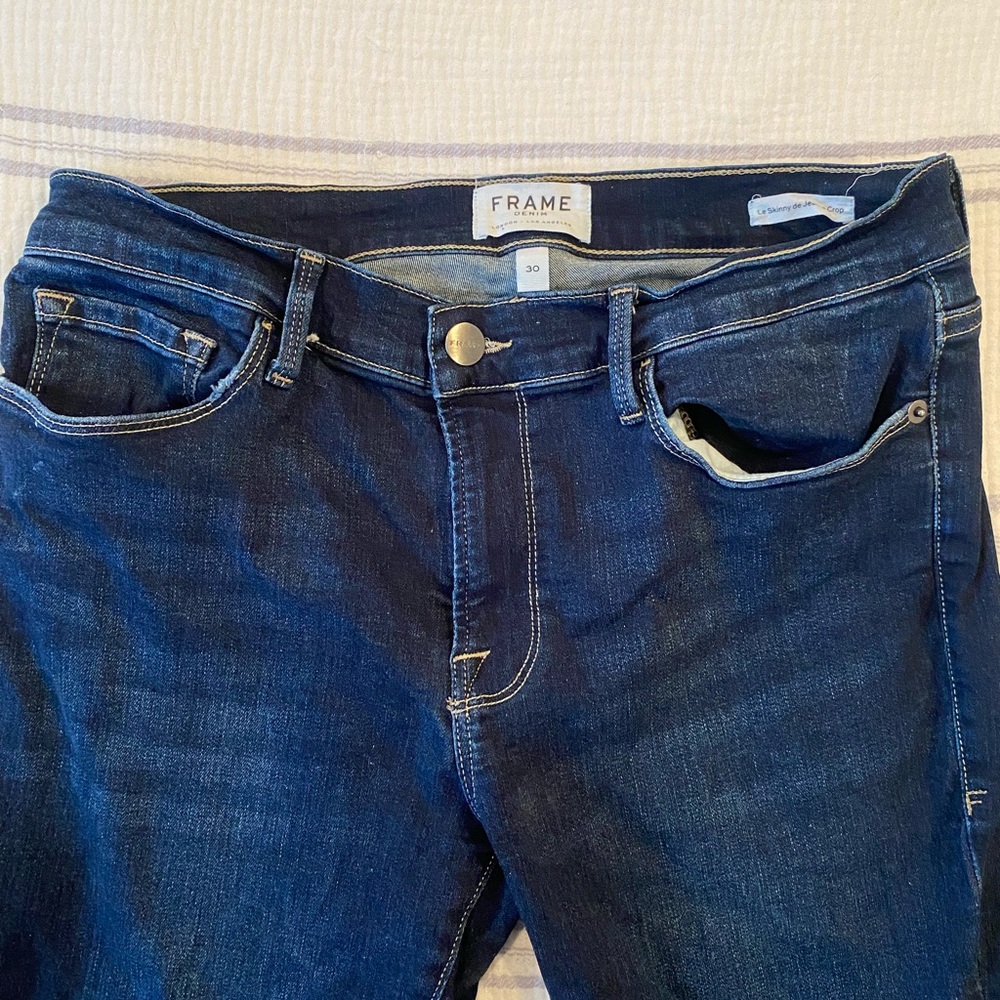 Frame denim- le skinny de Jeanne crop size 30